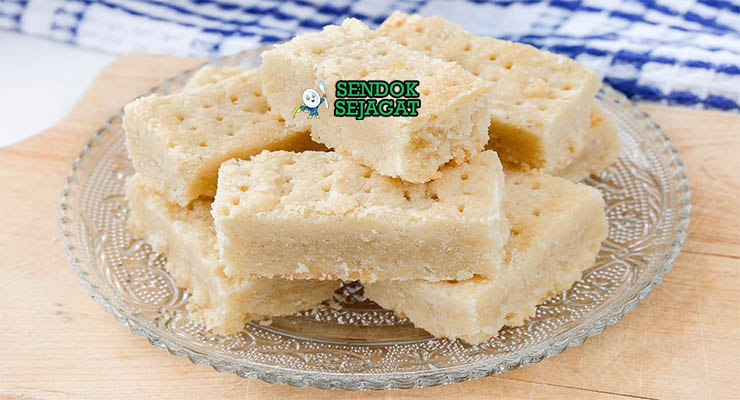 Scottish Shortbread Skotlandia dengan tekstur renyah dan teh