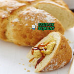Damper with Golden Syrup dengan sirup karamel leleh