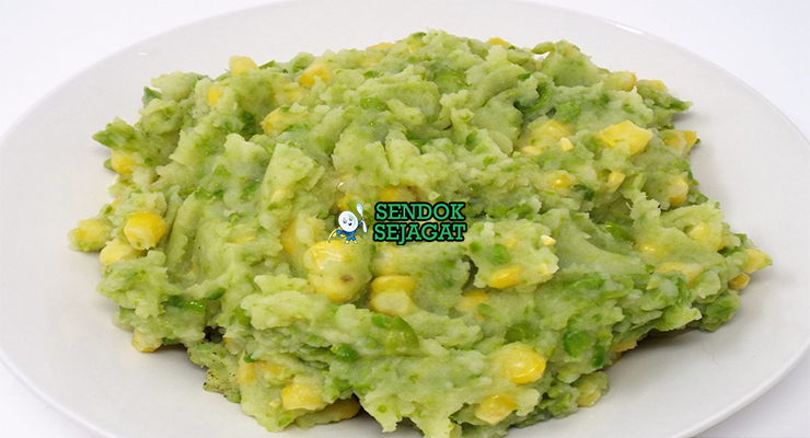 Irio mashed dengan peas, potatoes, and corn