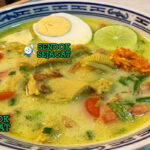 Soto Babat dengan kuah santan kental dan babat empuk
