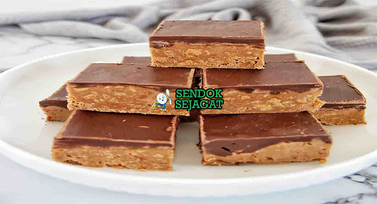Tim Tam Slice dengan lapisan cokelat dan kelapa parut