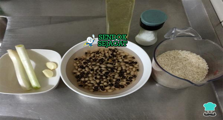 Bahan Arroz con Frijoles lengkap kacang hitam beras oregano jinten