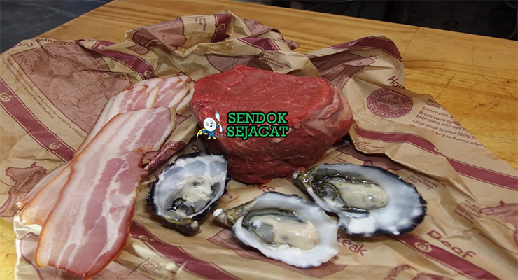 Bahan Carpetbag Steak lengkap sapi sirloin tiram mentega bawang putih