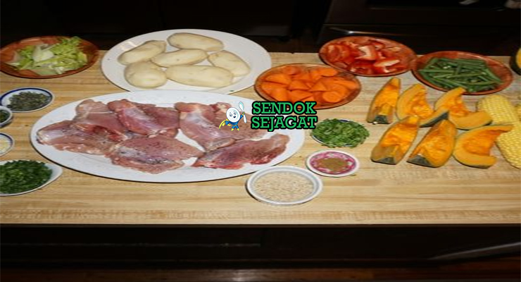 Bahan Cazuela lengkap daging sapi jagung labu kentang oregano