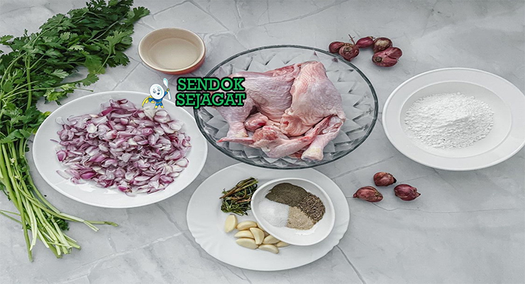 Bahan Gai Tod lengkap ayam tepung bawang saus ikan cabai