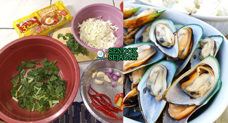 Bahan Mie Tek Tek lengkap mie kerang kecap cabe wortel