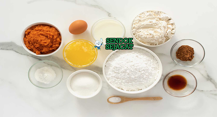 Bahan pumpkin feta fritters labu butternut feta dill yogurt mint daun bawang telur