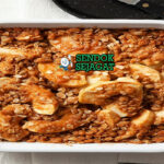 Apple Crisp apel bubbling topping oatmeal golden di baking dish