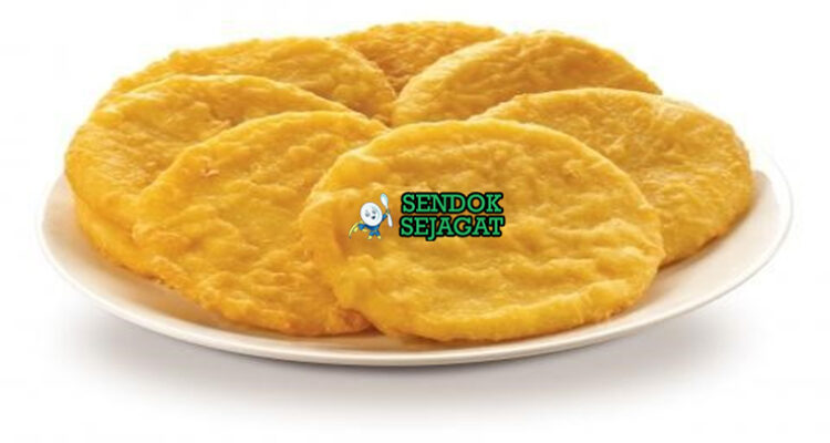 Potato Scallops golden renyah tabur chicken salt lemon wedge di kertas butcher