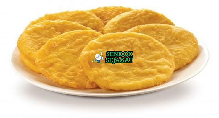 Potato Scallops golden renyah tabur chicken salt lemon wedge di kertas butcher