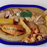 Rondón panci besar kuah santan ikan snapper kepiting udang pisang hijau yuca lime avocado