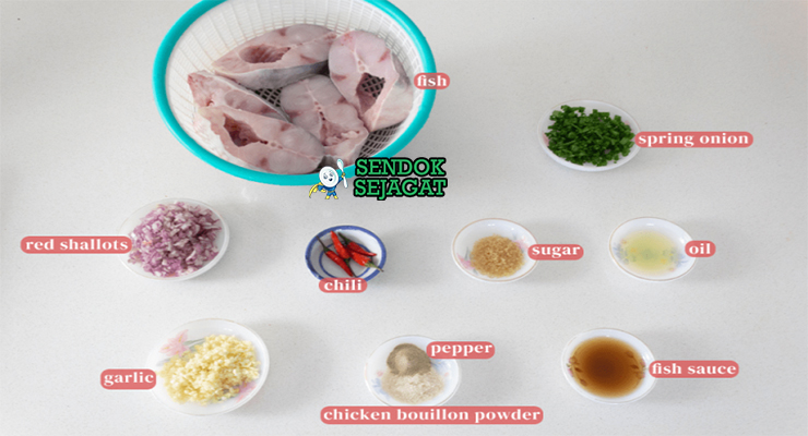 Bahan ca kho to ikan lele nuoc mam gula merah jahe cabe bawang putih lada hitam air kelapa