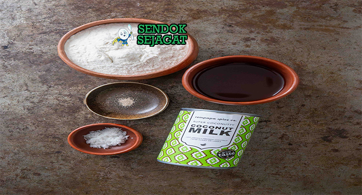 Bahan hoppers rice flour coconut milk yeast tamarind egg curry leaves hopper pan