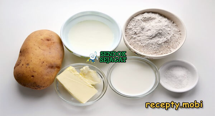 Bahan karelian pasties rye flour rice susu butter egg telur lemon munavoi knedlíky