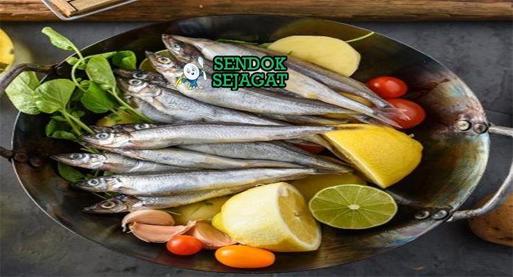 Bahan sardinhas assadas sardi segar garam kasar laut lemon olive oil roti crusty cabe piri-piri