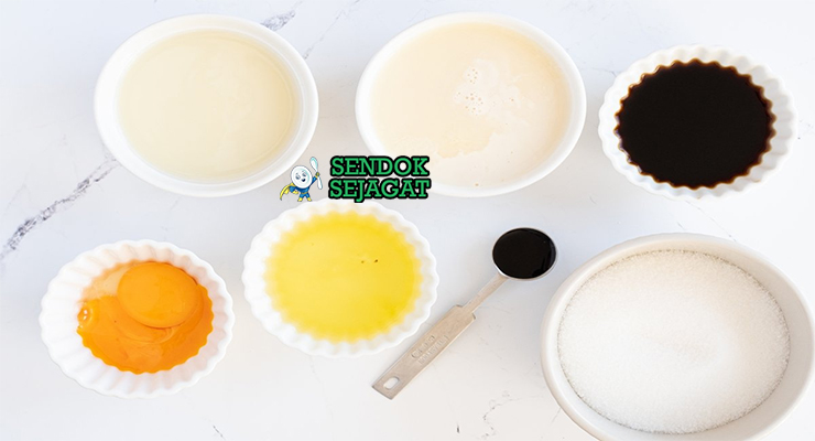 Bahan suspiro limeno susu kental manis gula port wine telur limau cinnamon dulce de leche