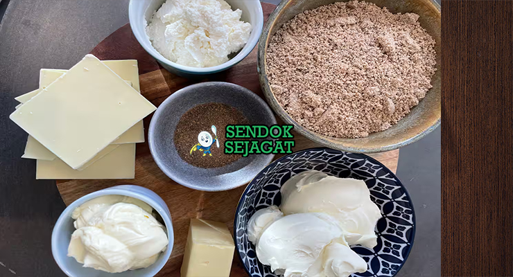 Bahan wattle seed latte cheesecake roasted wattle seed Anzac biscuit cream cheese espresso golden syrup