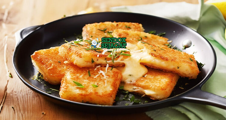Bahan saganaki kefalotyri graviera halloumi tepung terigu lemon ouzo olive oil oregano