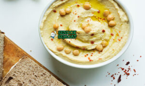 Lemon Myrtle Hummus mangkuk creamy chickpea tahini lemon myrtle olive oil macadamia pita veggie sticks