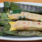 Pepes Jamur daun pisang jamur tiram kemangi cabe rawit nasi liwet sambal terasi lalapan Sunda