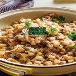 Samp and Beans samp jagung kacang kuah gurih daging pap maize chakalaka braai meat piring