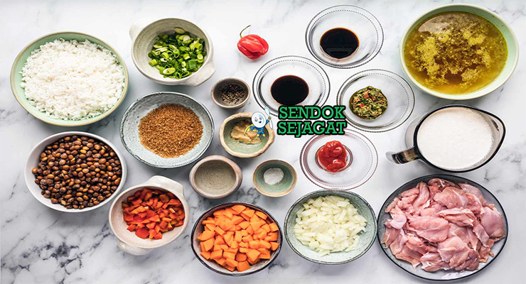Bahan Utama Resep Pelau: Ayam, Beras, Kacang Pigeon, Green Seasoning, Browning