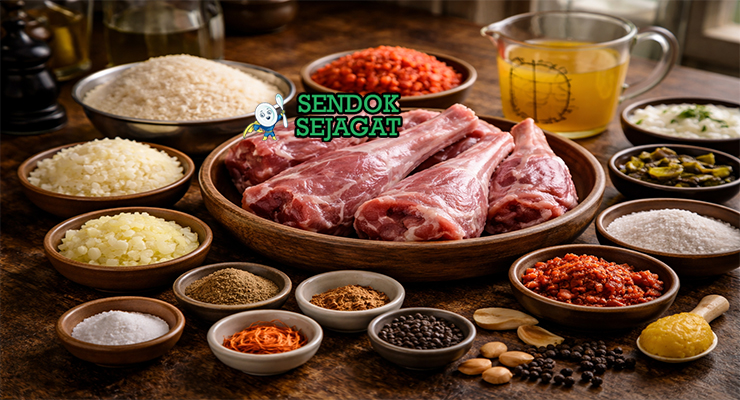 Bahan Segar untuk Resep Mandhi