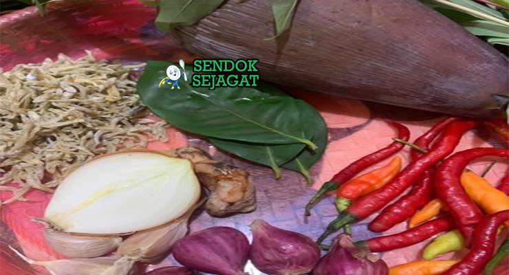 Bahan Segar untuk Resep Tumis Jantung Pisang