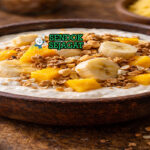 Madila khas Botswana yogurt asam creamy putih segar di gelas, tampak menyegarkan gurih menggugah selera