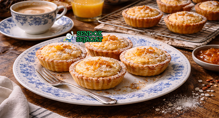 Budino di riso khas Italia dengan pudding nasi creamy kuning lembut, taburan kayu manis, dan zest lemon disajikan di mangkuk putih